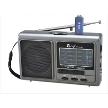 FEPE FP-1525U-S Rechargeable Radio Blue tooth Speaker With USB SD TF Mp3 Player With Solar With Light